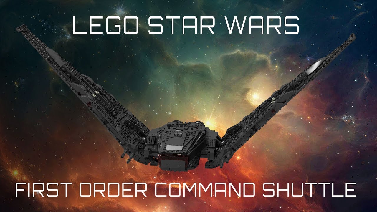 Lego Star Wars MOC PREVIEW - First Order Upsilon-Class Command Shuttle