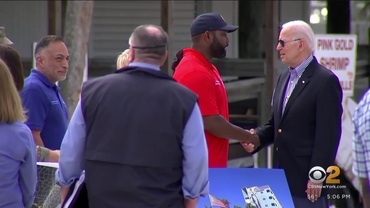 President Biden tours hurricane-ravaged parts of Florida