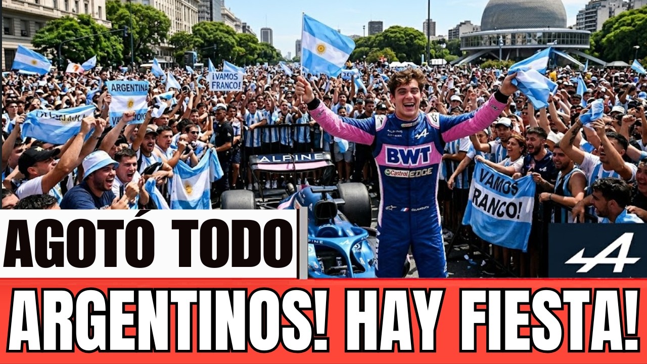 LOCURA TOTAL: EL SHOWRUN DE COLAPINTO EN BUENOS AIRES QUE SACUDE AL MUNDO | Alpine APUESTA FUERTE