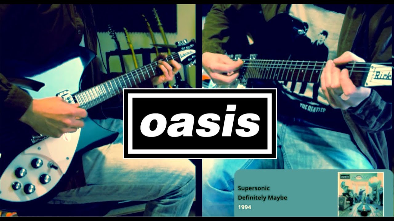 Oasis - 5 famous Guitar Riffs & Solos - Rickenbacker 330