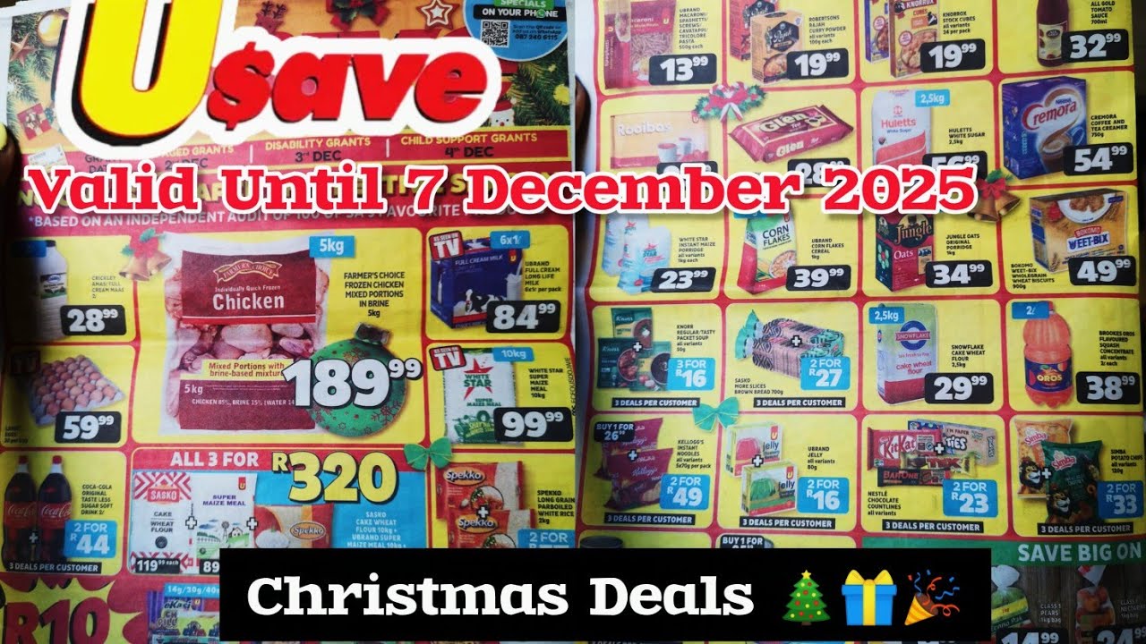 Рождественские предложения Usave 2025 | Лучшие способы сэкономить бюджет, которые нельзя пропустить