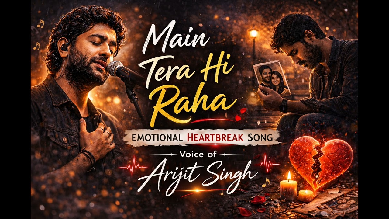 Main Tera Hi Raha 💔 | Emotional Heartbreak Song | Arijit Singh Style