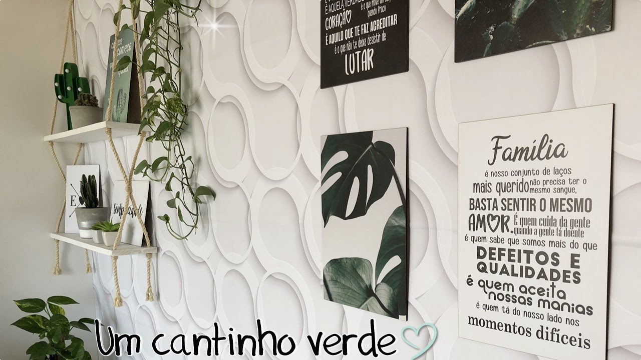 REVESTI E TRANSFORMEI O FUNDO DO ARMÁRIO EM UMA PAREDE!