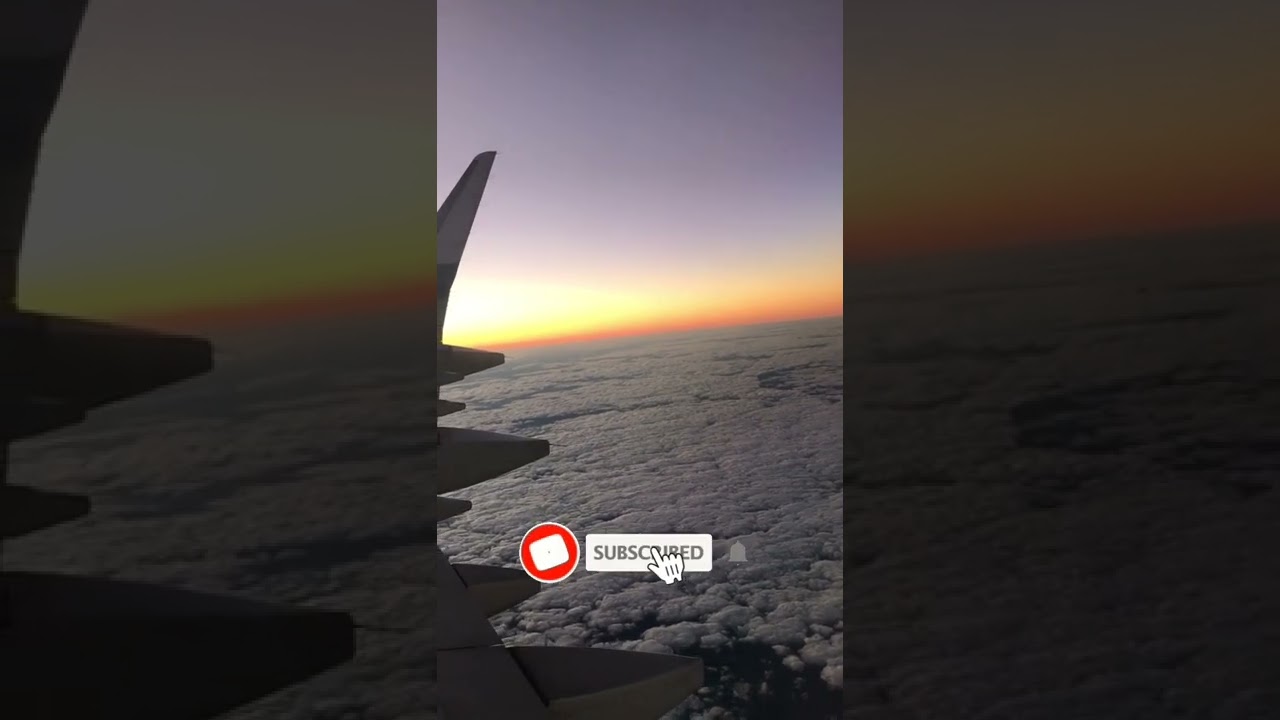 Tunisair from Paris  to Tunis الخطوط الجوية التونسية من باريس الى مطار تونس قرطاج #shorts
