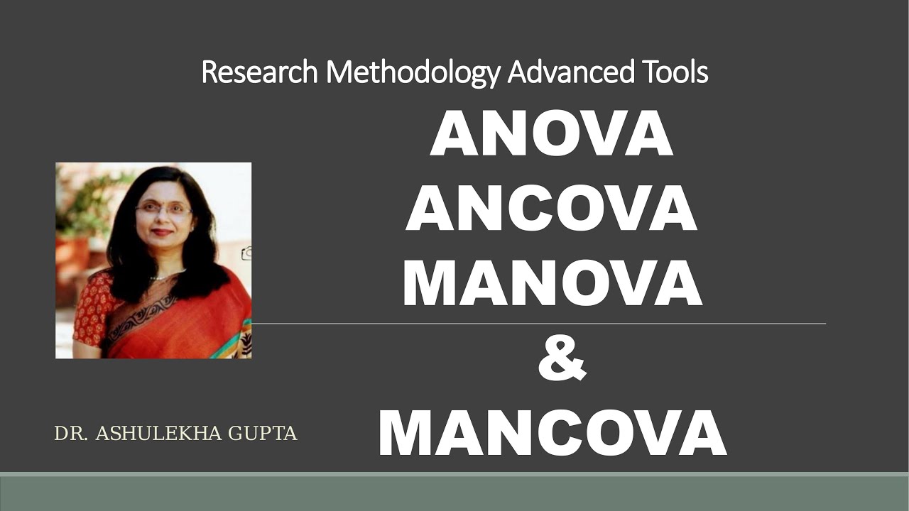 ANOVA, ANCOVA, MANOVA и MANCOVA (пример)