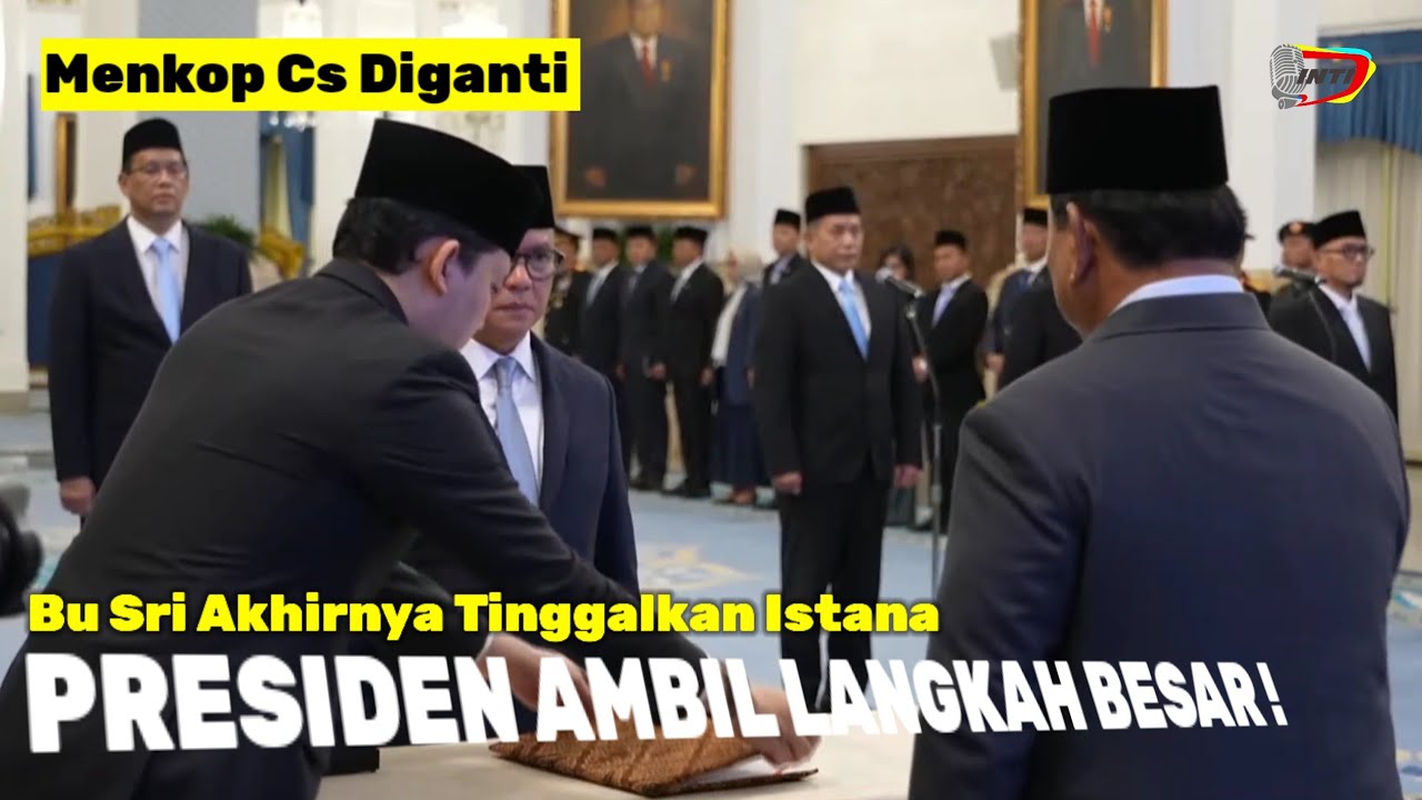 Tegas Presiden Prabowo Copot Budi Ari Cs, Mengejutkan nya Bu Sri Ikut Diganti !