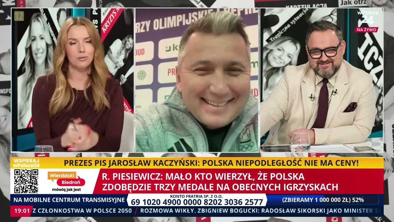 Nie bierzemy żadnych pieniędzy ze skarbu państwa - Radosław Piesiewicz. Wierzbicki i Biedroń