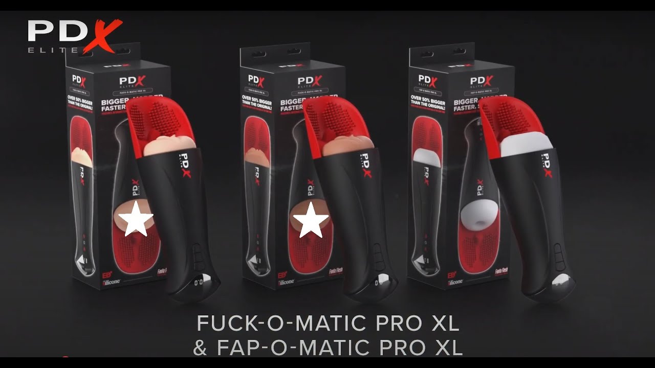 Pipedream Products | Fap-O-Matic & Fuck-O-Matic Pro XL by PDX Elite