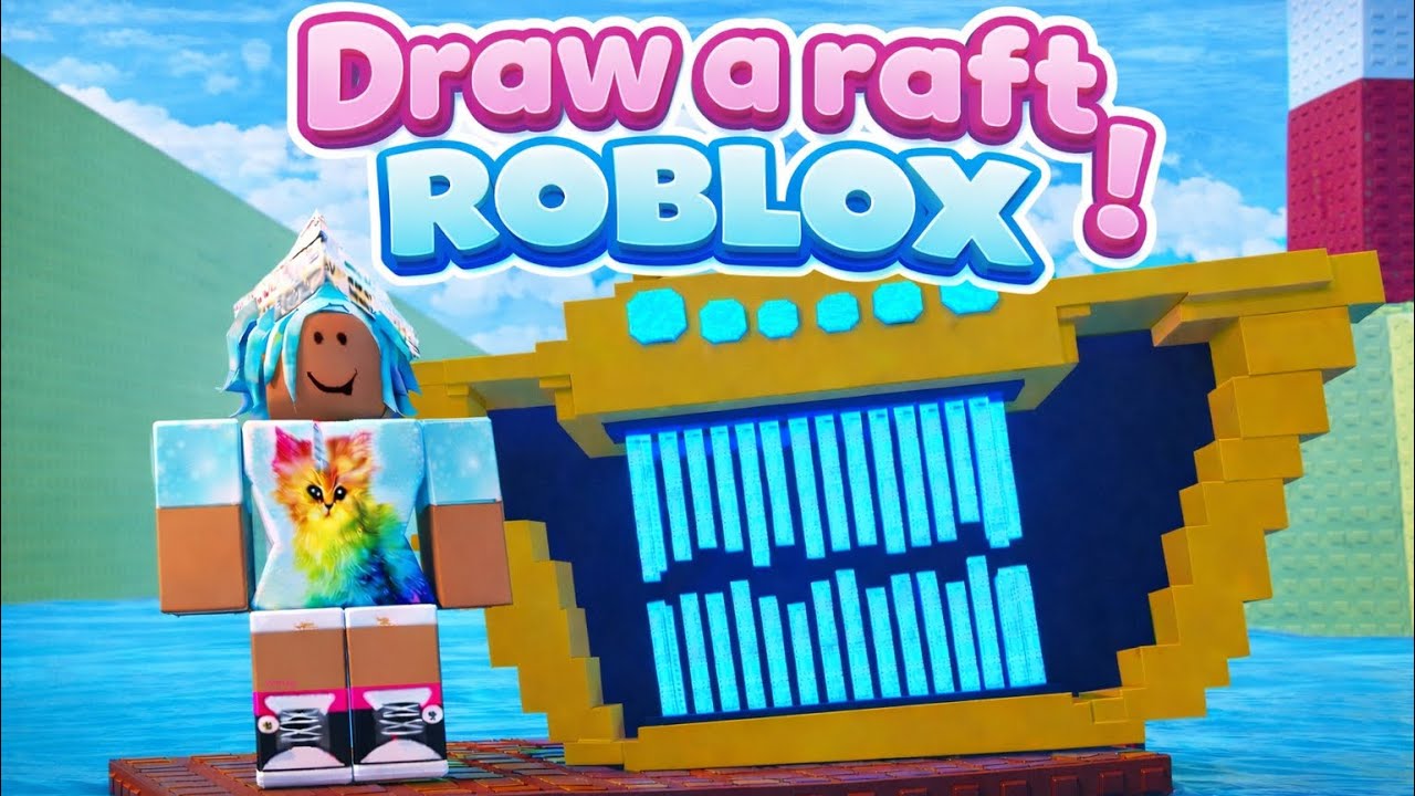ROBLOX: НАРИСУЙ ПЛОТОК И ОТПРАВЬСЯ В ПЛАВАНИЕ...