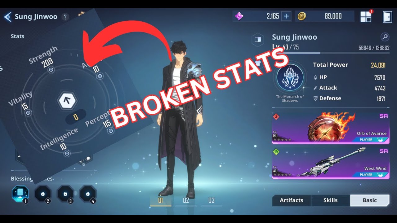 JINWOO STAT ALLOCATION! Most important video you will watch as a F2P! | Solo Leveling: Arise