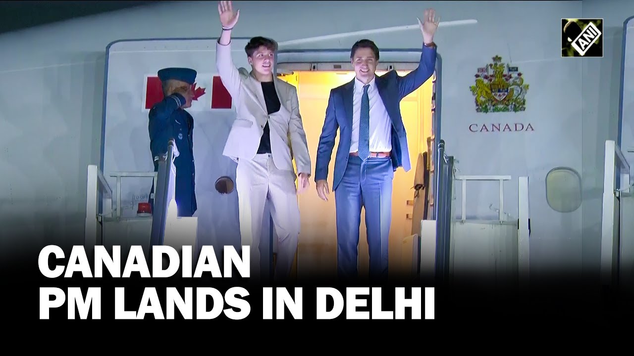 Canadian PM Justin Trudeau arrives in Delhi to attend 18th G20 Leaders’ Summit