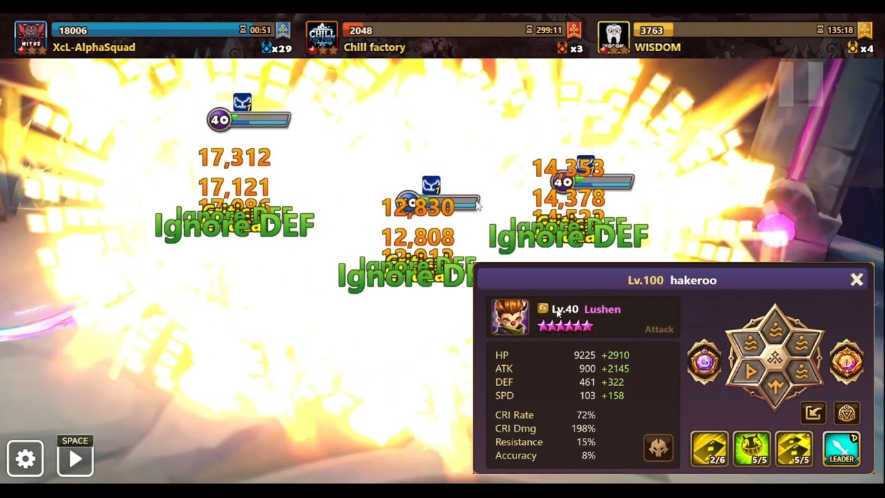 SWIFT LUSHEN STILL DOES DECENT DAMAGE? | Siege Battle XcL-AlphaSquad vs Chill factory vs WISDOM