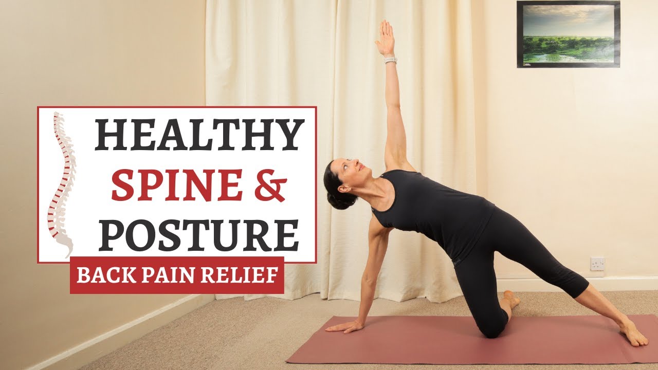 20 Min Back Pain Relief Pilates | Healthy Spine & Good Posture Workout