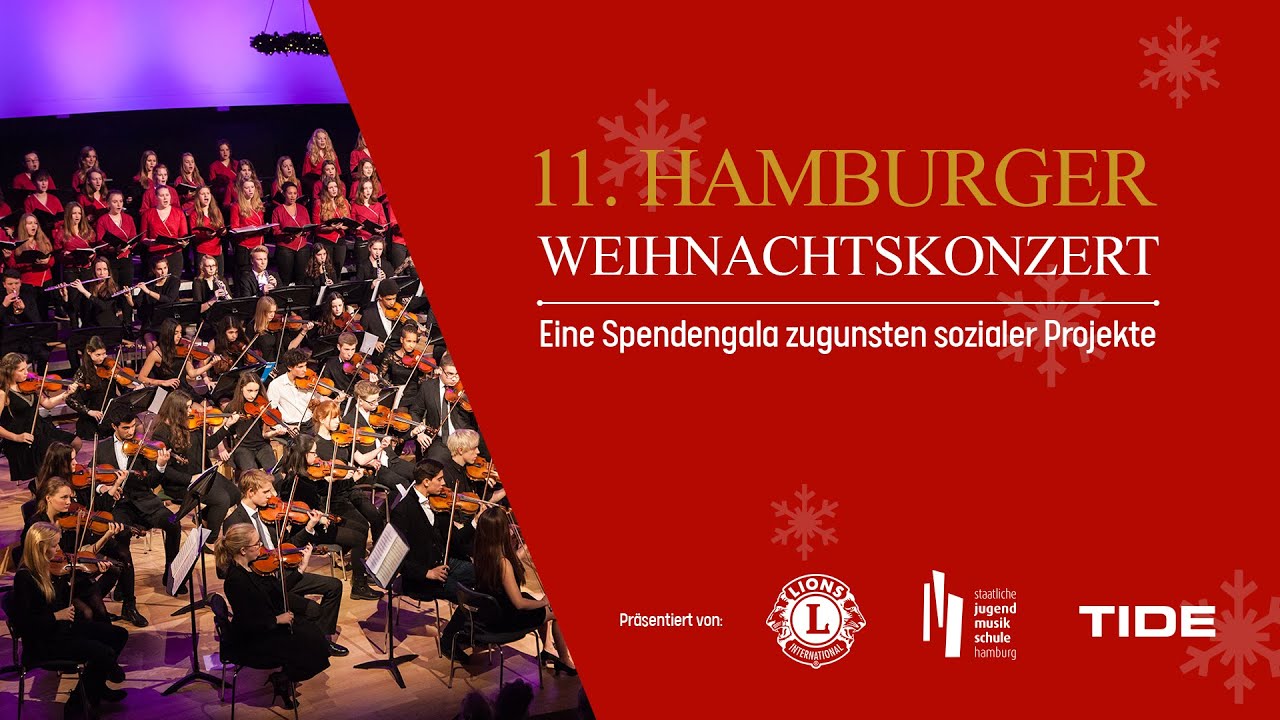 11. Hamburger Weihnachtskonzert - Eine Spendengala der Hamburger Lions Clubs