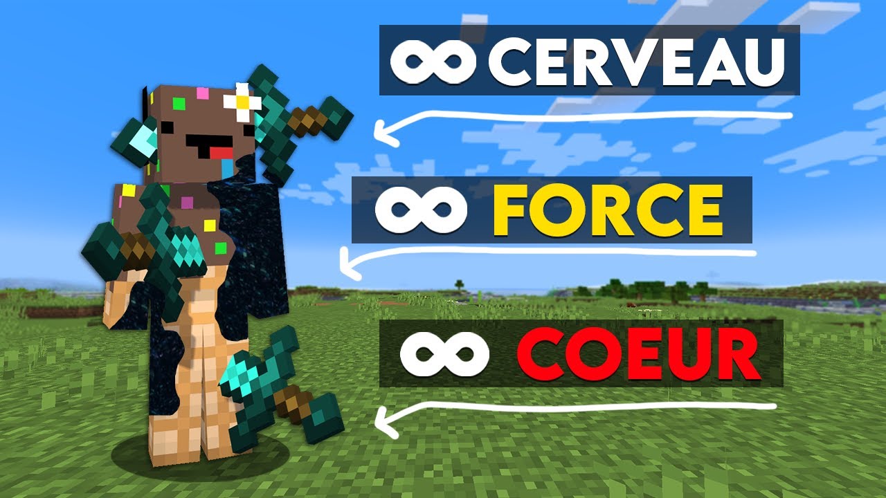 J'essaie de finir Minecraft en étant IMMORTEL.. (j'suis intuable)
