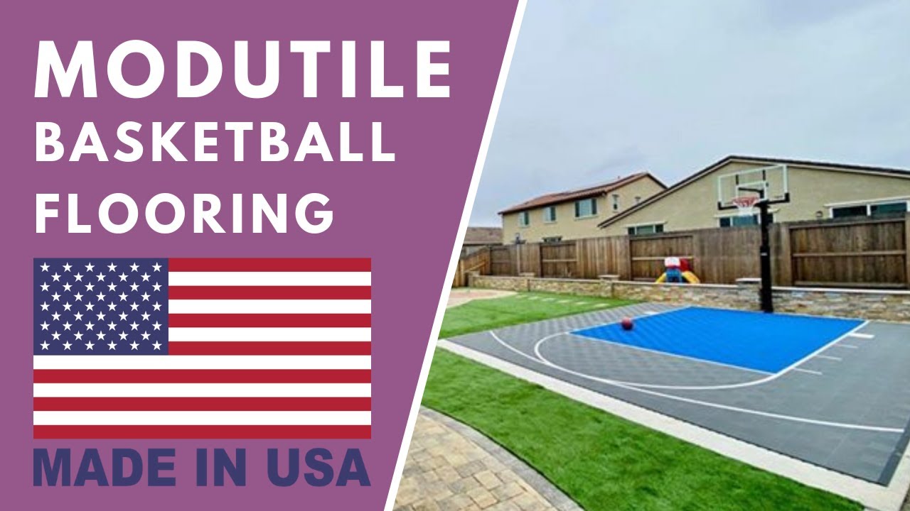 ModuTile Backyard Basketball Court Tiles