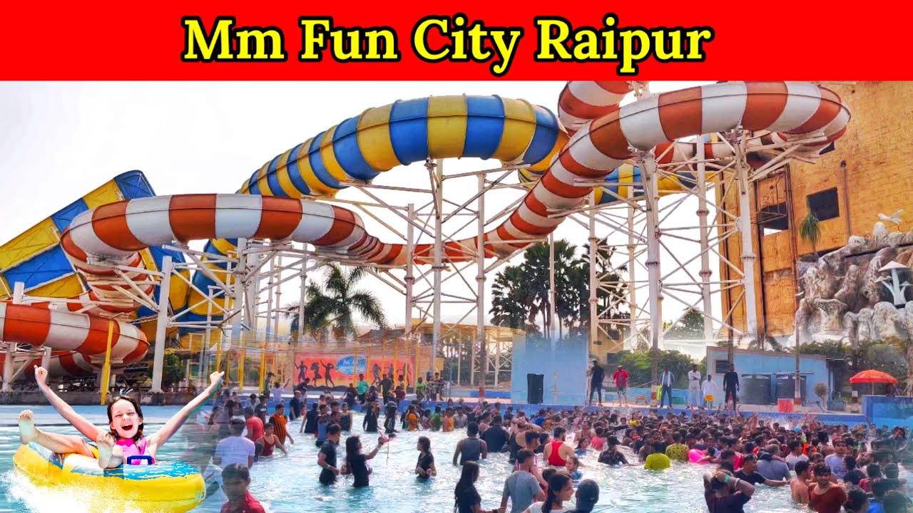 MM FUN CITY WATERPARK RAIPUR VLOG 2022 🔥