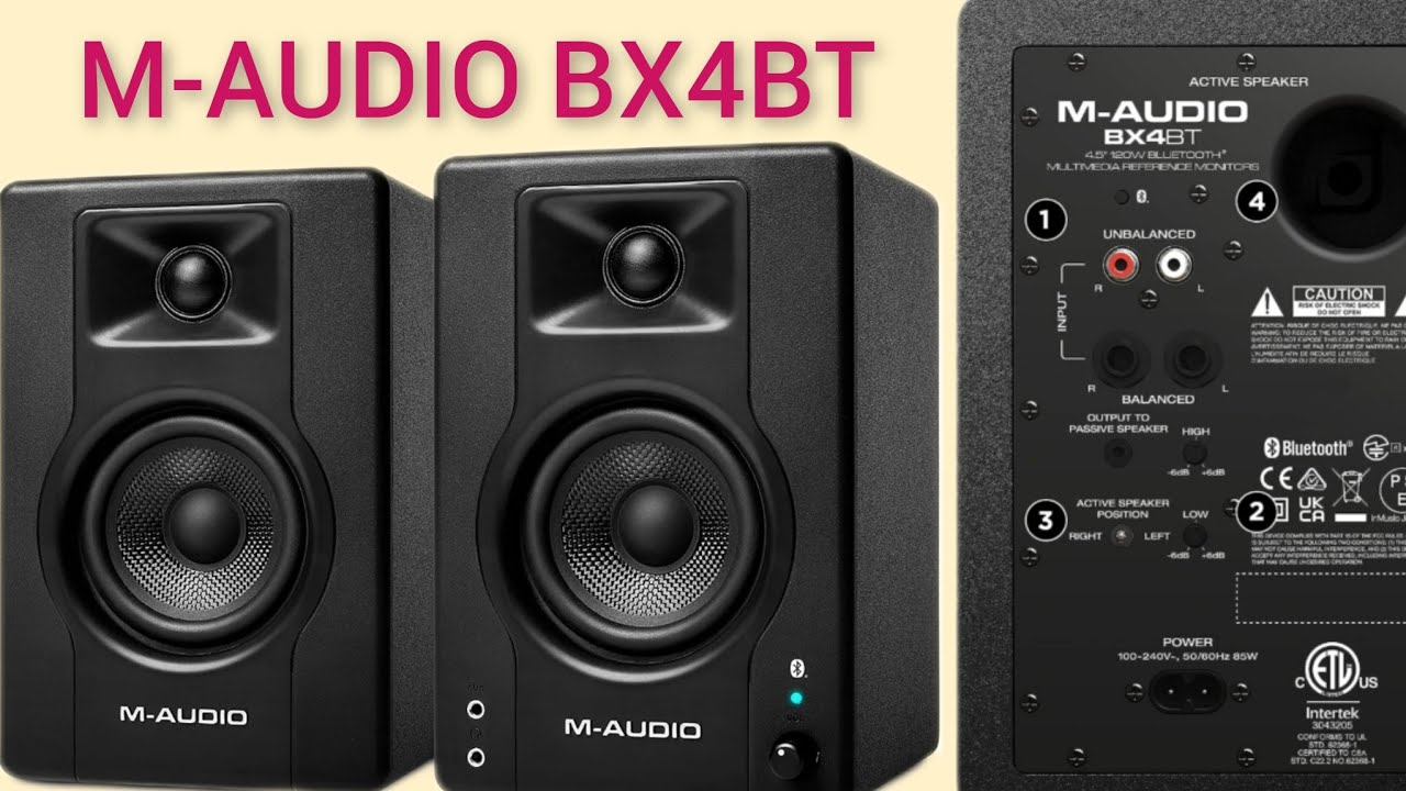 M-AUDIO BX4BT MULTIMEDIA REFERENCE MONITORS