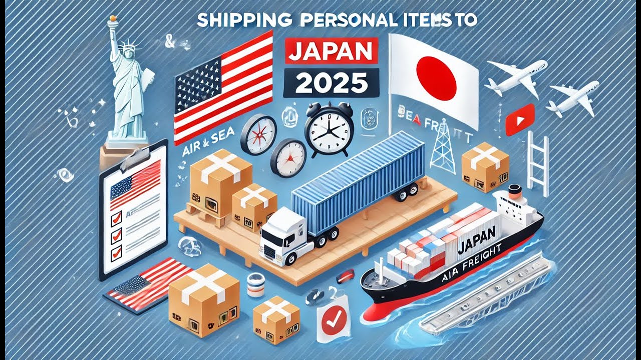 Shipping Personal Items from the United States to Japan for 2025