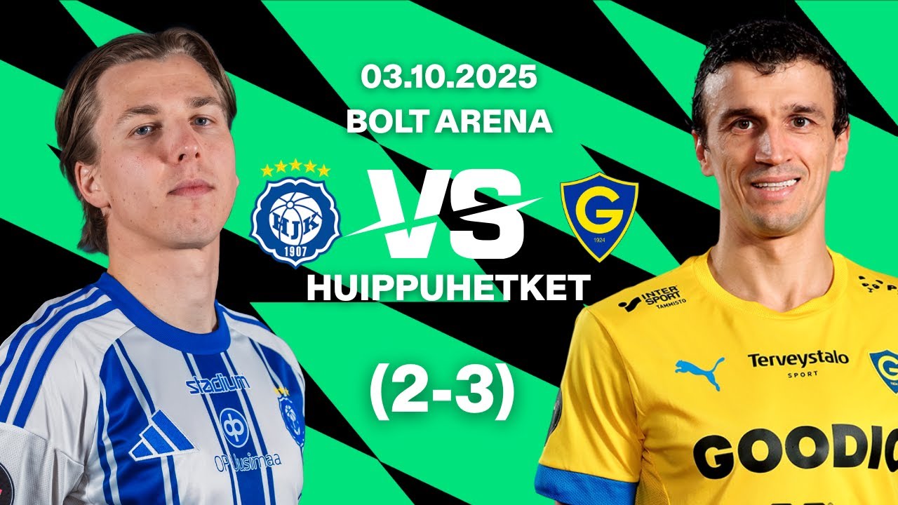 HJK vs IF Gnistan – Maalit & Ottelun kohokohdat 03.10.2025 | Veikkausliiga