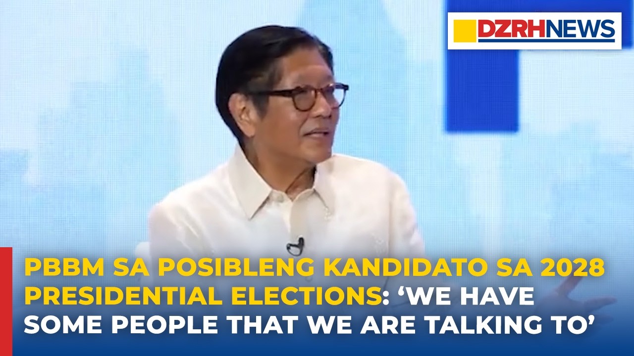 PBBM ibinunyag na mayroon nang nakakausap na papalit sa kaniya sa pagkapangulo