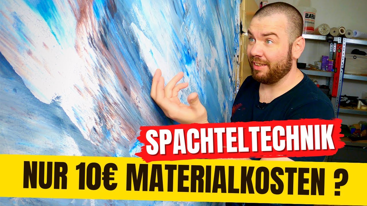 So sparst du 1000€ - Meine DIY Spachteltechnik Wandgestaltung