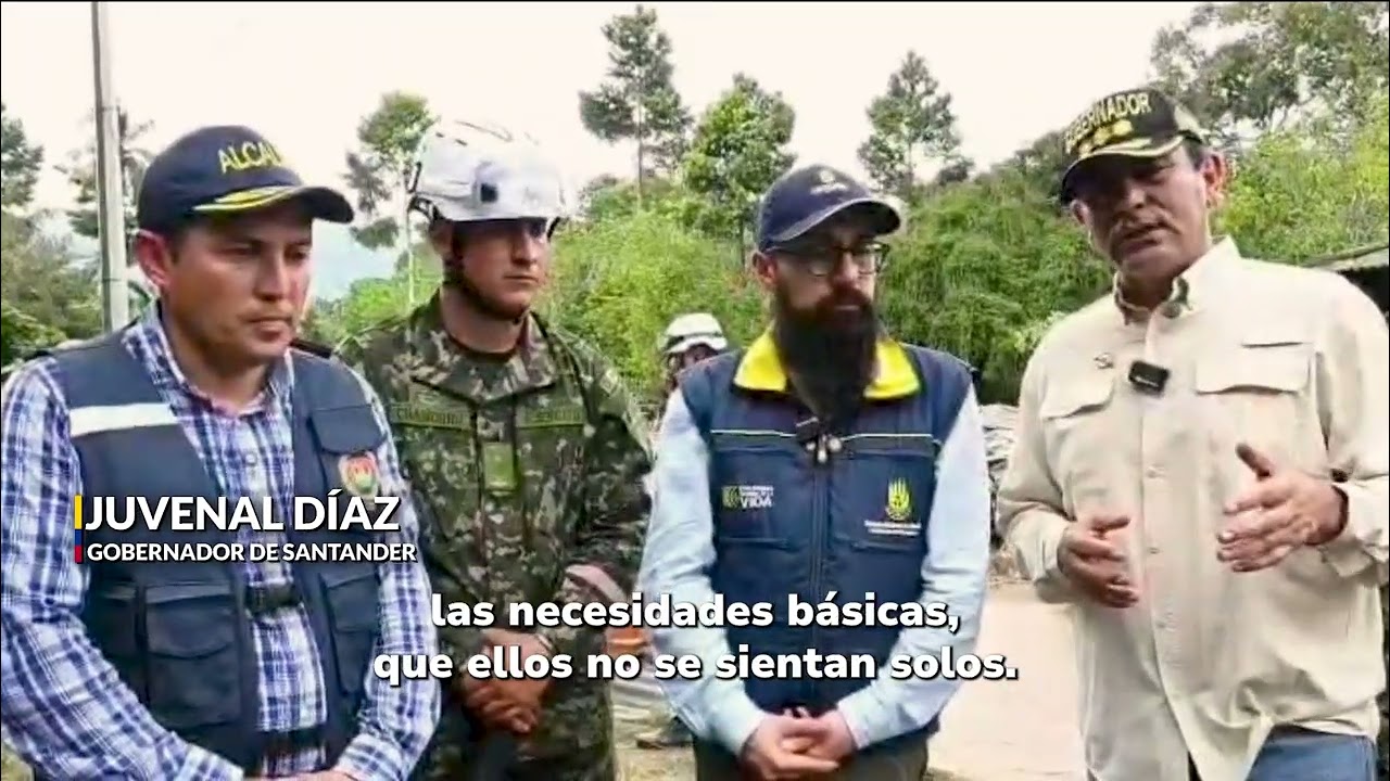 Director de la UNGRD llegó a Lebrija, Santander, para coordinar la respuesta a emergencia