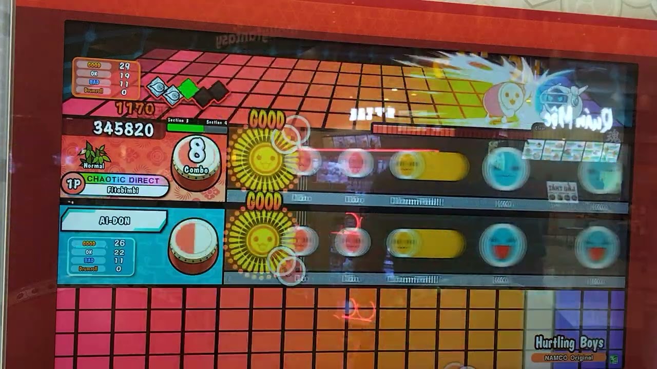 Taiko no Tatsujin(太鼓の達人)-Hurtling Boys Normal(AI Battle)