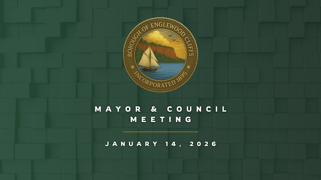 Mayor and Council Regular Meeting - January 14, 2026
