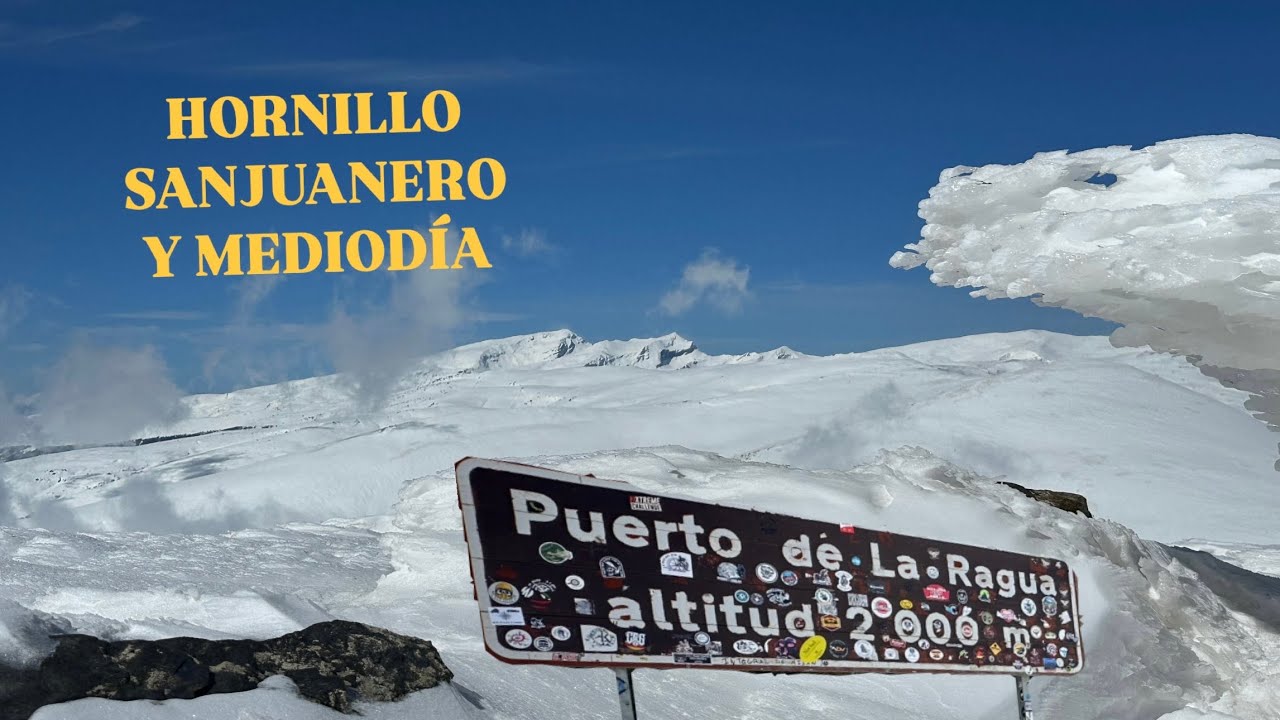 Pico Morrón HORNILLO, SANJUANERO Y MEDIODIA desde PUERTO DE LA RAGUA