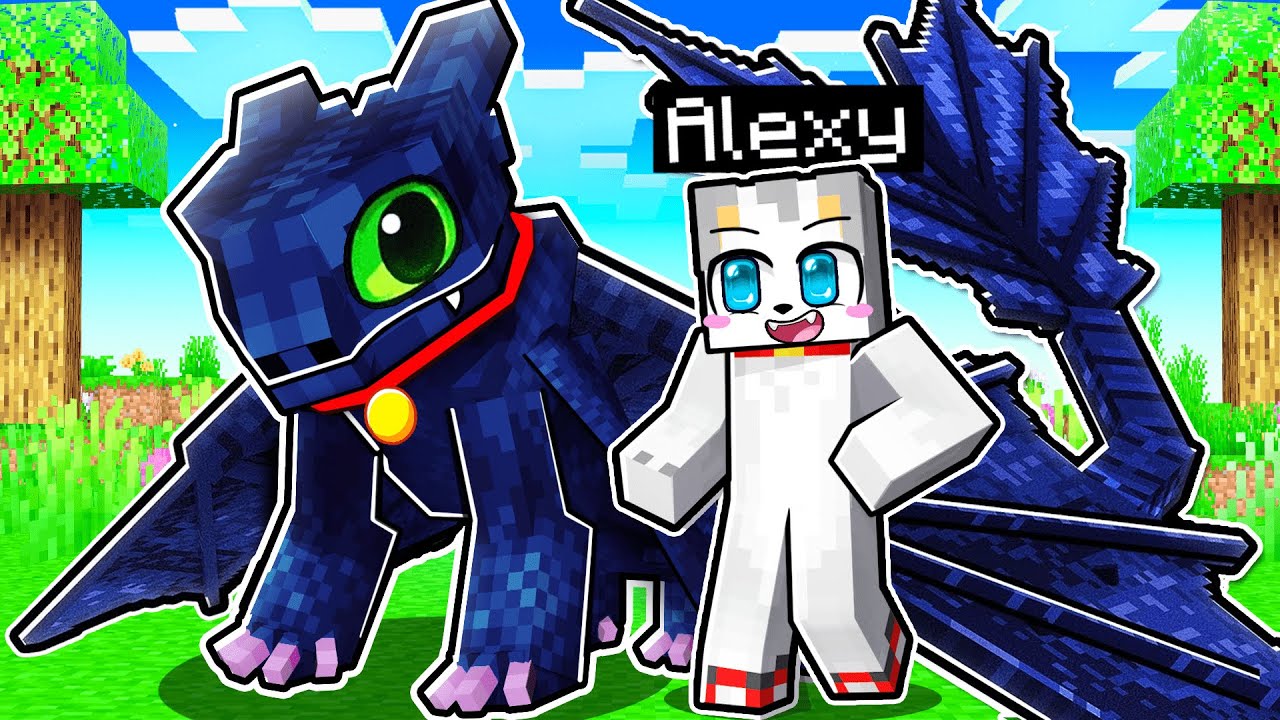 Alexy entrena un DRAGÓN en Minecraft! 🐲😱