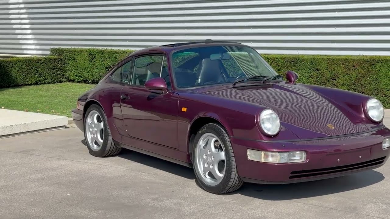 1992 Porsche 964 Carrera 4 - Amethyst Metallic - Walk around & drive