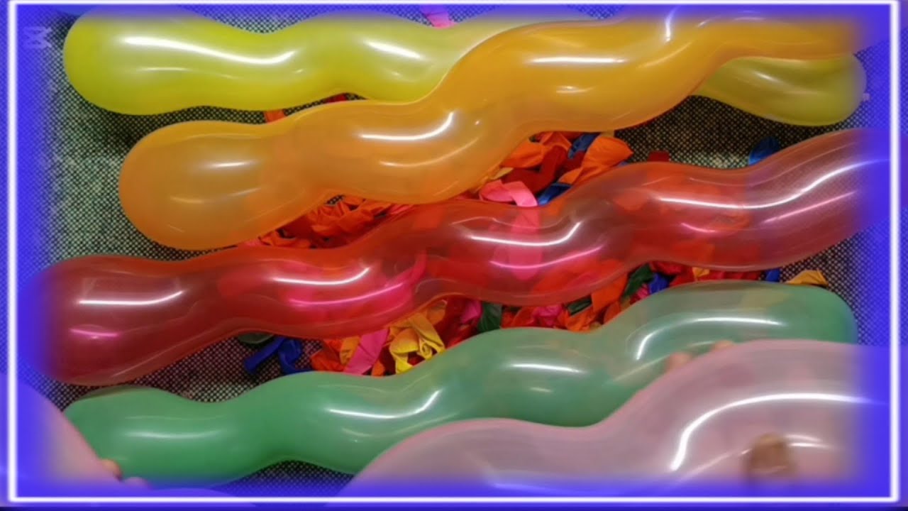 Long Balloon ASMR | Hand Pump Inflation & Air Release Sounds