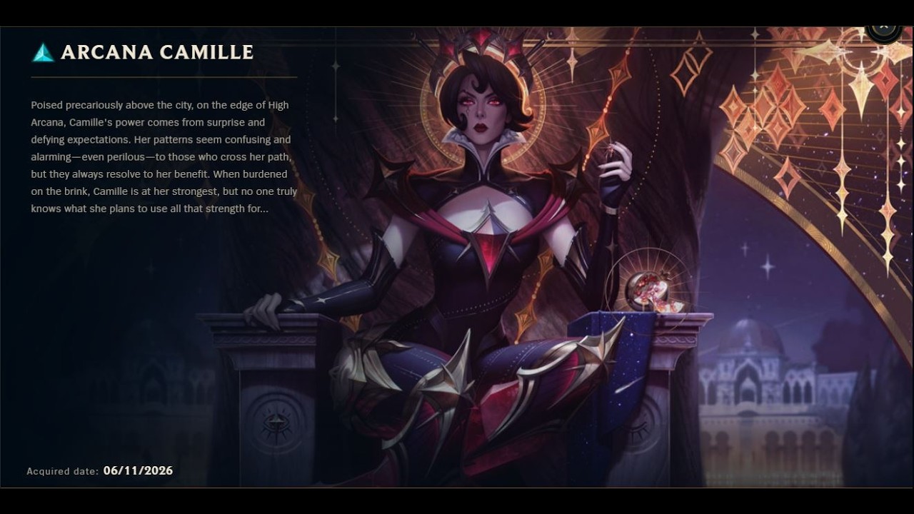 ОБЗОР ОБРАЗА ARCANA CAMILLE &mdash; LEAGUE OF LEGENDS &mdash; 06.12.2026