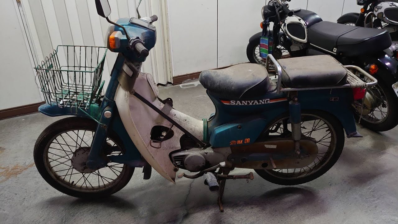 三陽 金旺80 踩發白金車 - 1 施工前的記錄 Sanyang HONDA 三陽本田時期