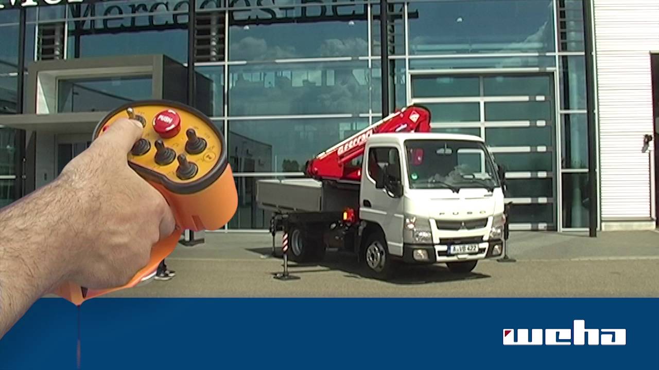weha | Fuso Canter 6S15  mit Ferrari-Kran F541R A4