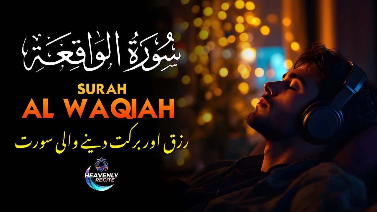 Surah Al-Waqia with Urdu & Hindi Translation | Beautiful Quran Tilawat | Recited by Ahmed Kasib