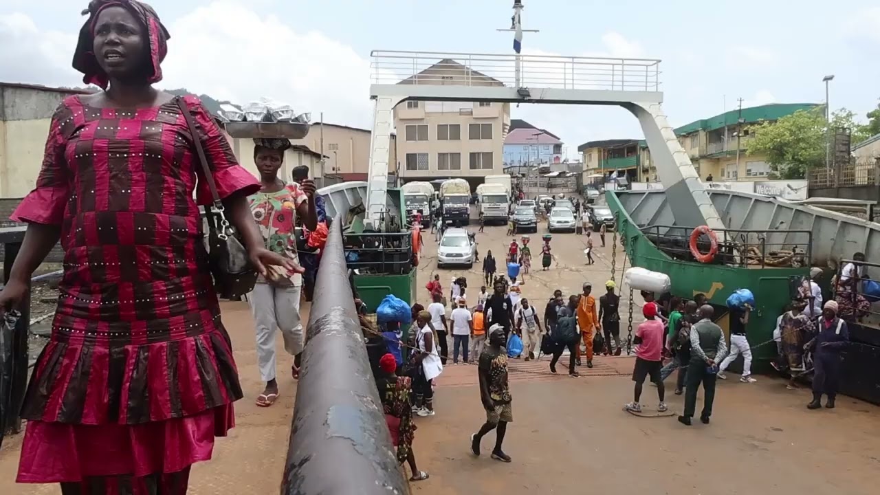Sierra Leone - Freetown  - Ferry Terminal - Ferry Ride - Ferry Junction