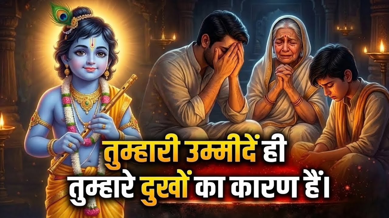 तुम्हारी उम्मीदें ही तुम्हारे दुखों का कारण है | Krishna Gyan on Expectations & Freedom