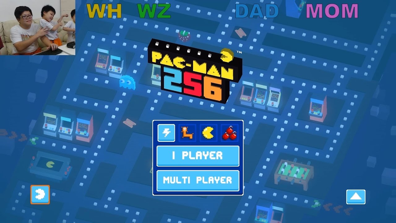 Pac Family Gathering - Lets Play Pac Man 256!