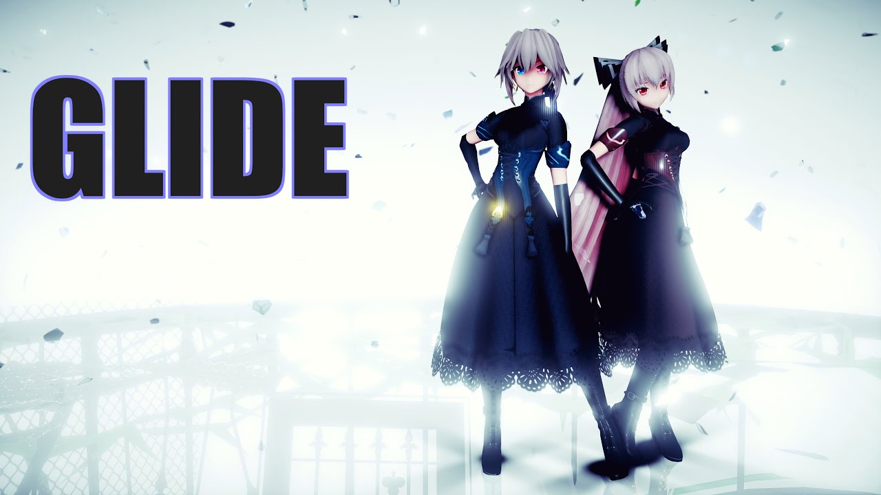 【東方MMD】GLIDE【藤原妹紅･十六夜咲夜】