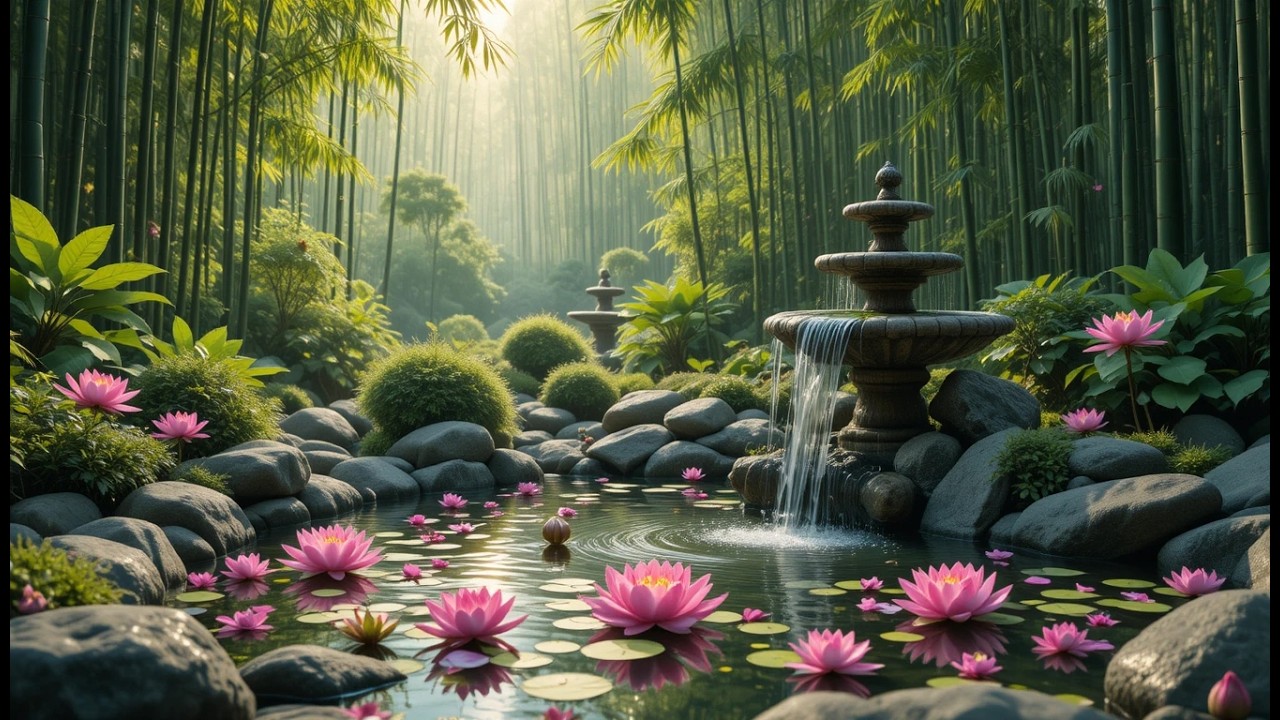 Peaceful Zen Garden 💧 Deep Sleep Music for Stress Relief & Relaxation