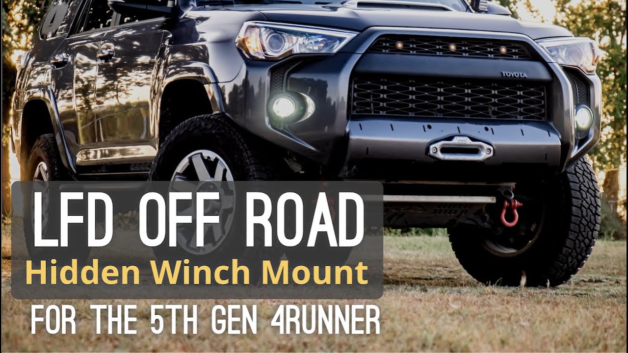 LFD Hidden Winch Mount Install on the 5th Generation Toyota 4Runner