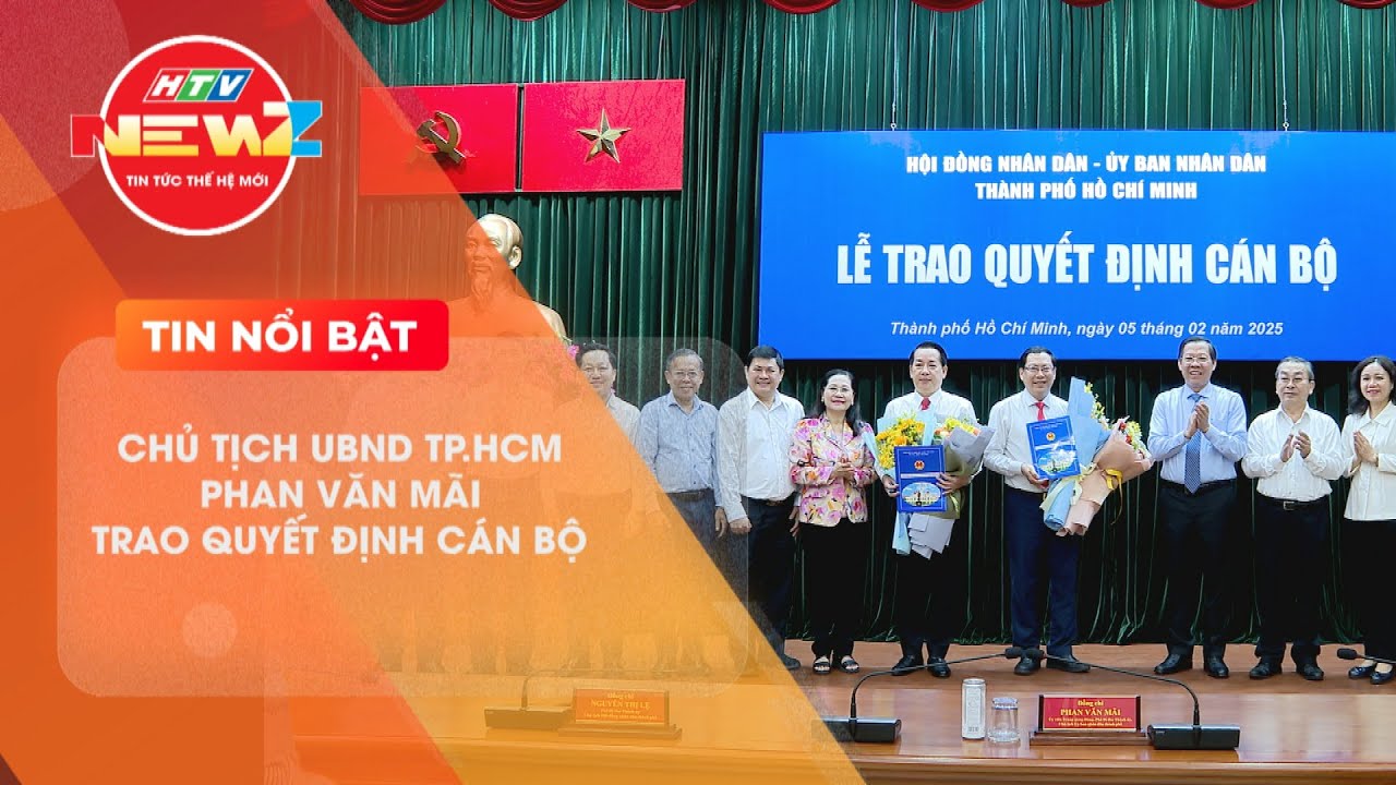 CHỦ TỊCH UBND TP.HCM PHAN VĂN MÃI TRAO QUYẾT ĐỊNH CÁN BỘ