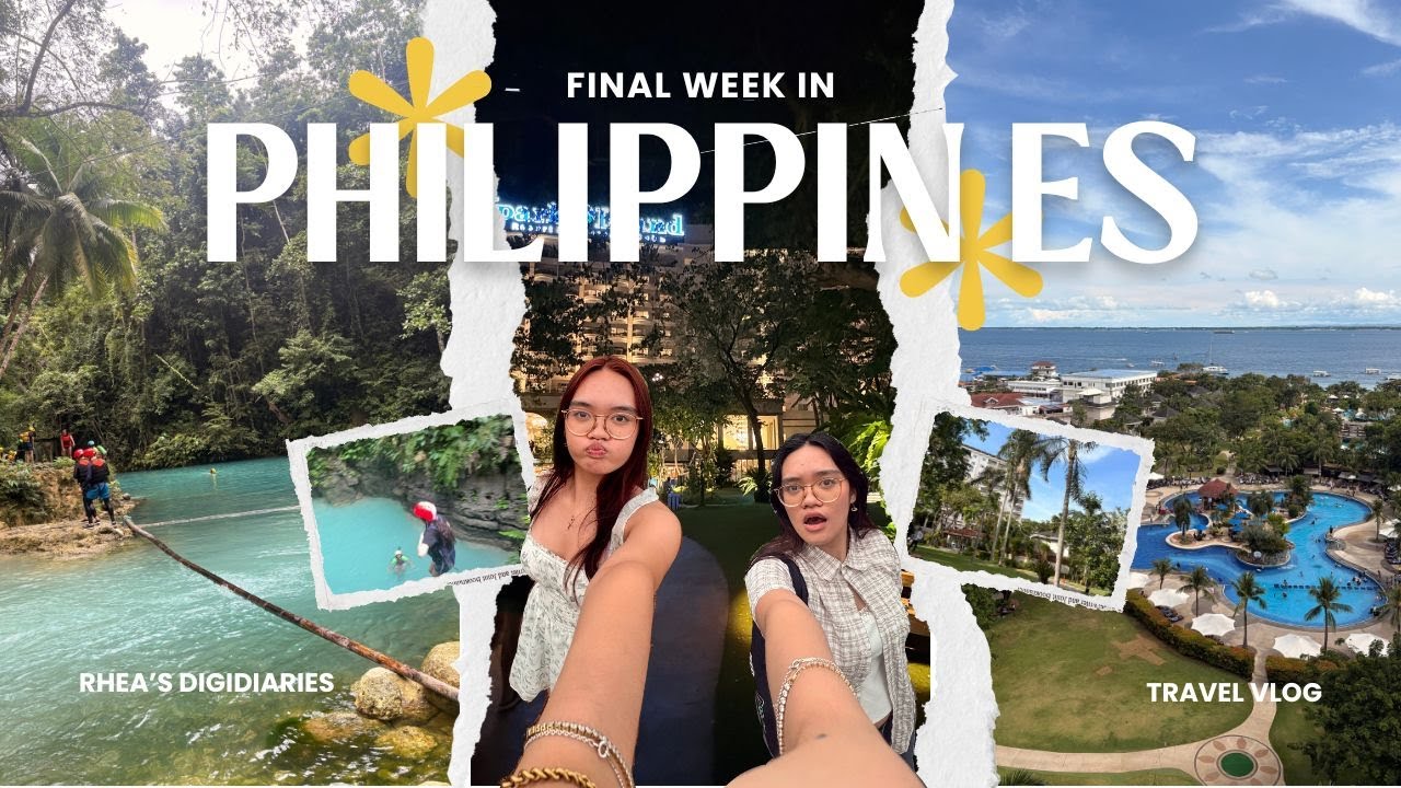 final week in philippines! | moalboal, cebu city, reuniting family and more food!!