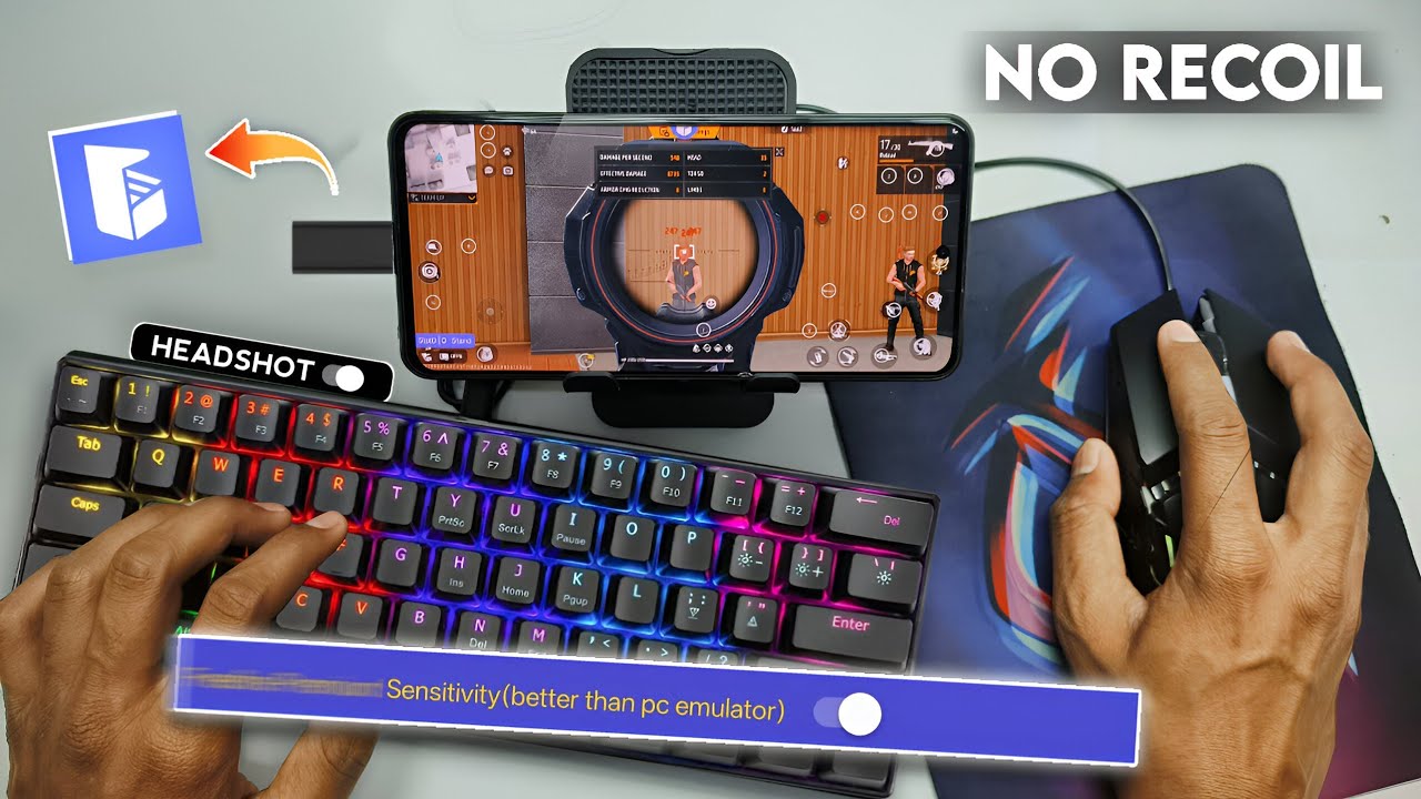 GG Mouse Pro Best Sensitivity For Free Fire 😱 | Headshot, No Recoil, Fast Movement