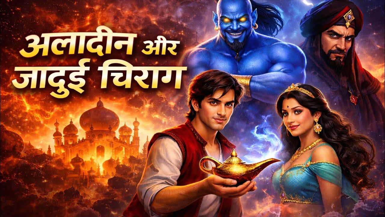 अलादीन और जादुई चिराग|hindi moral stories|hindi kahaniya|hindi kahaniya in hindi