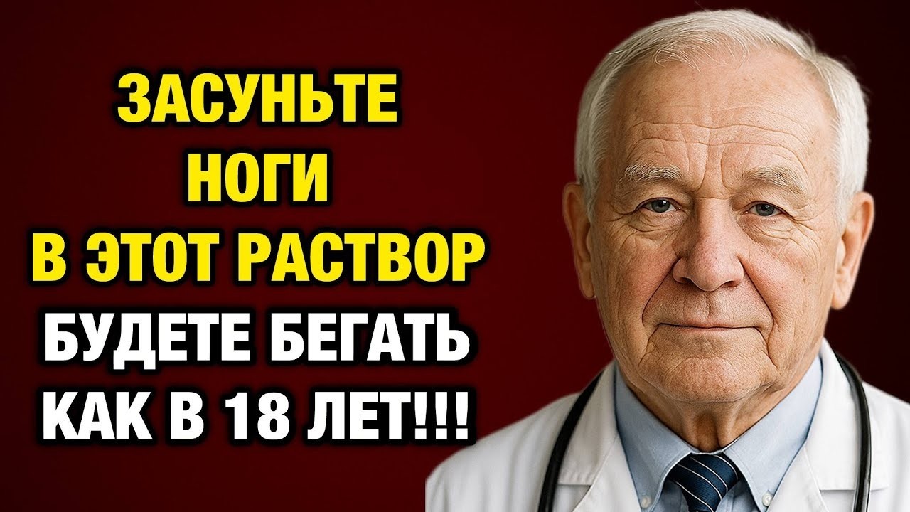 Ноги больше не болят  простой раствор творит чудеса всего за 3 дня