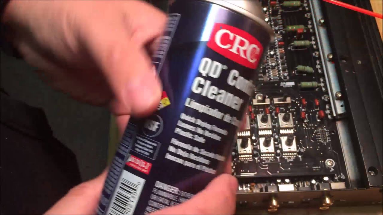 How to clean car amplifier gain pots and switches