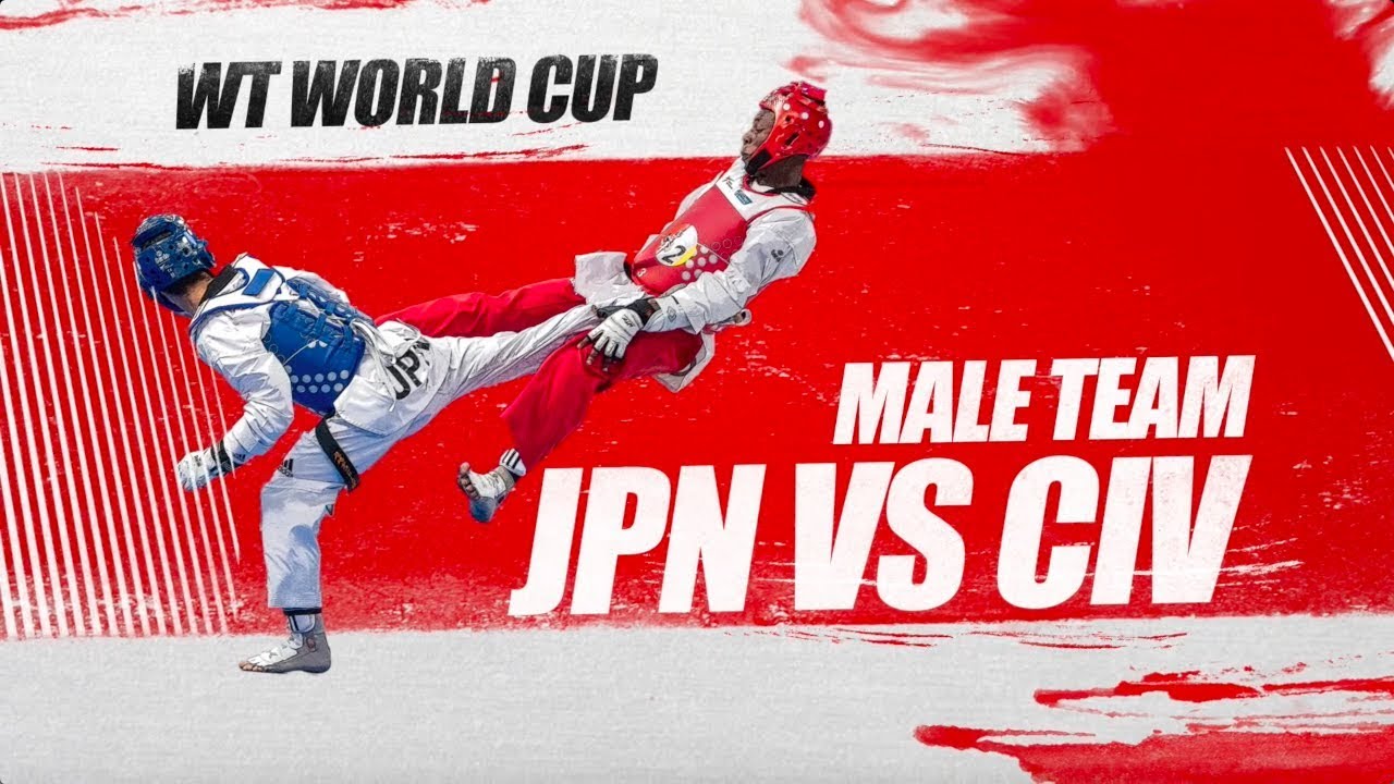 Male Team | JPN vs. CIV | 2018 World Taekwondo World Cup Team Championships